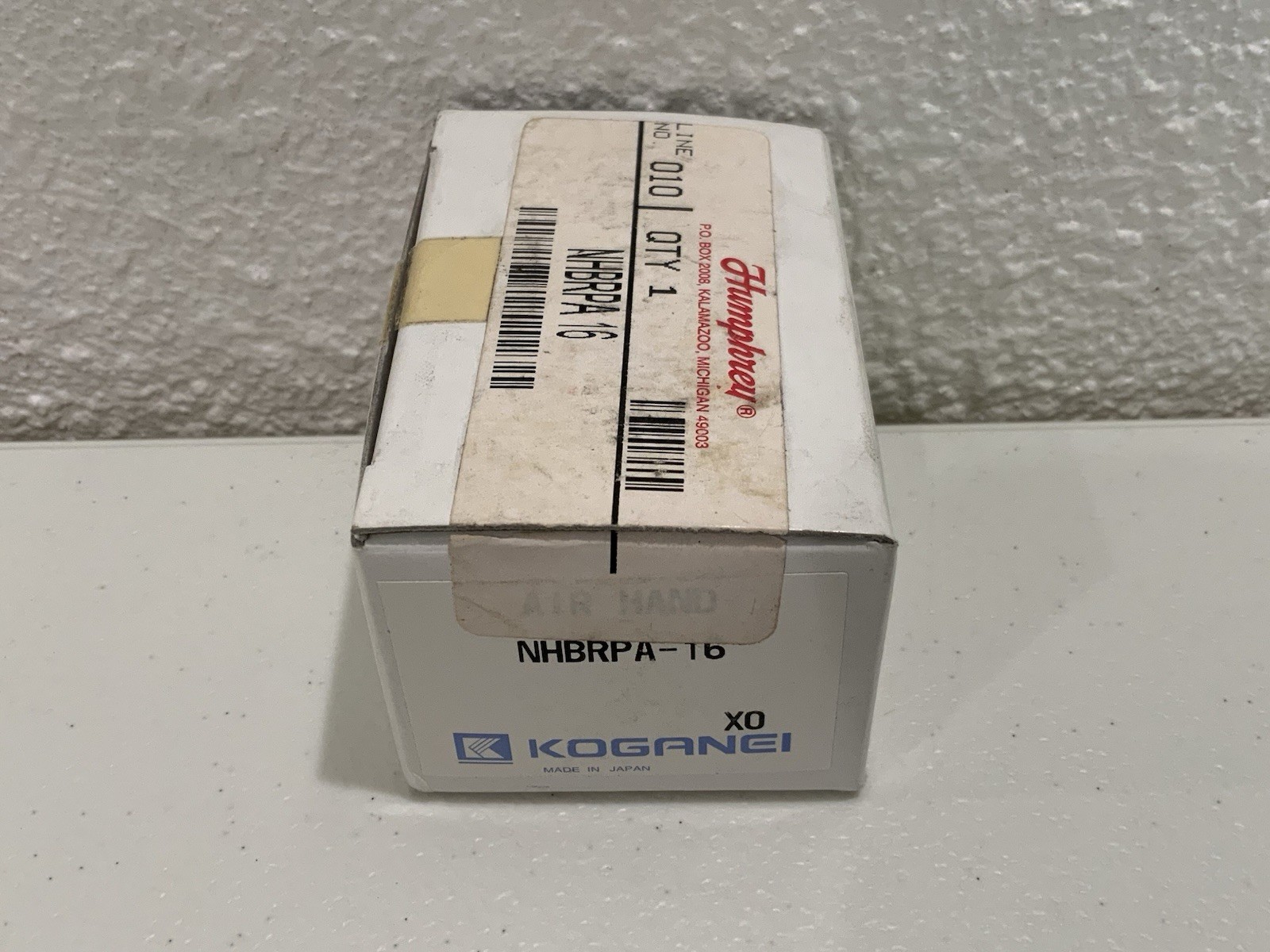 NEW Koganei Humphrey Air Hand NHBRPA – 16 Pneumatic Cylinders Automation Systems