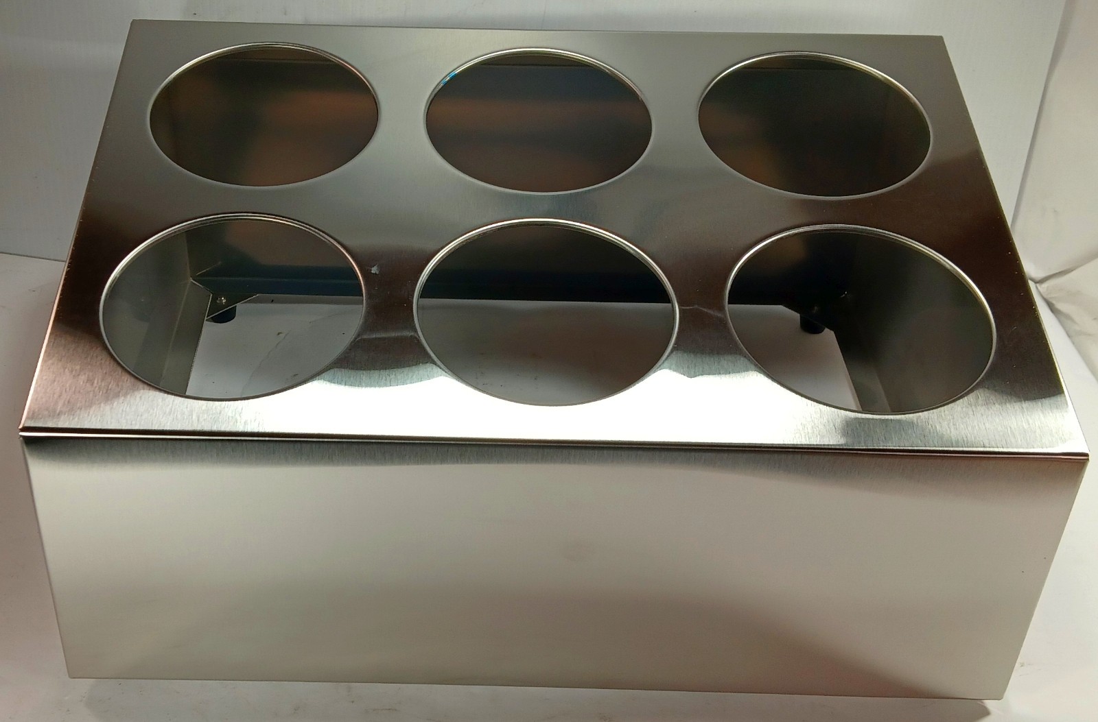 1 NEW WINCO FC-6H 2 TIER 6 HOLE FLATWARE CYLINDER HOLDER NIB ***MAKE OFFER***