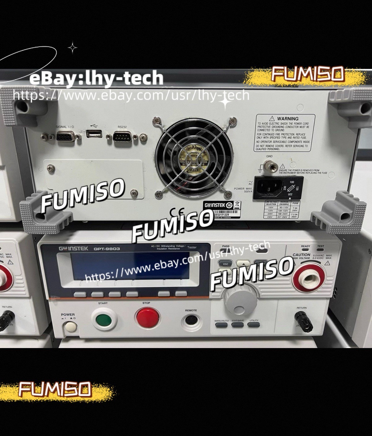 1 PCS Used GW Instek GPT-9803&lhy