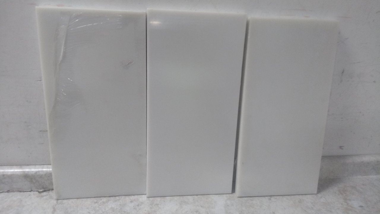 Brand Name 1UVZ8 3 Pk 12 In Width 24 In Length White Plastic Sheet