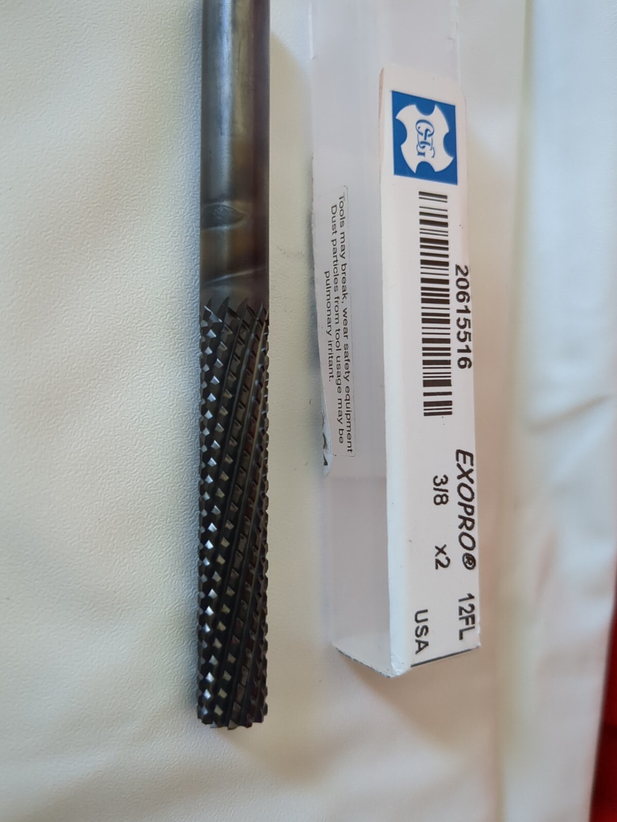 OSG Diamond Pattern Router Bit 0.375″ Dia 2″ LOC 3/8″ Shank Dia Square 20615516