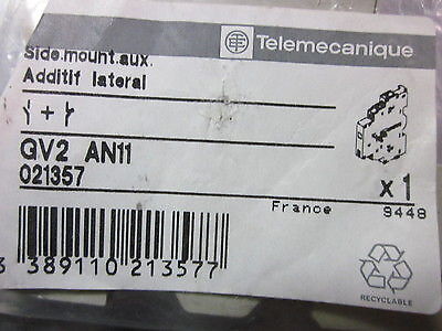 Telemecanique GV2-AN11 Side Mount Auxiliary Contact