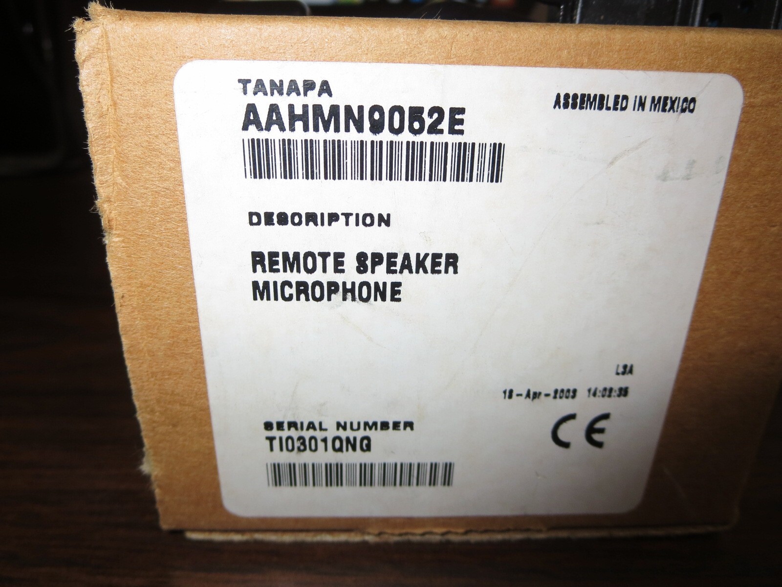 Motorola HMN9052E Remote Speaker Microphone Radio Mic with cable + connectors