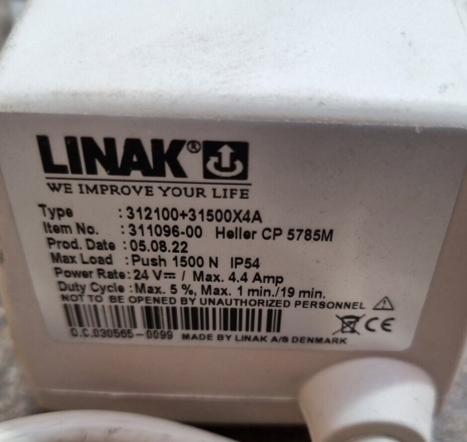 LINAK CB9182-01 CONTROLLER W/ X2 312100+31500X4A 311096-00 LINEAR ACTUATOR (rs2.