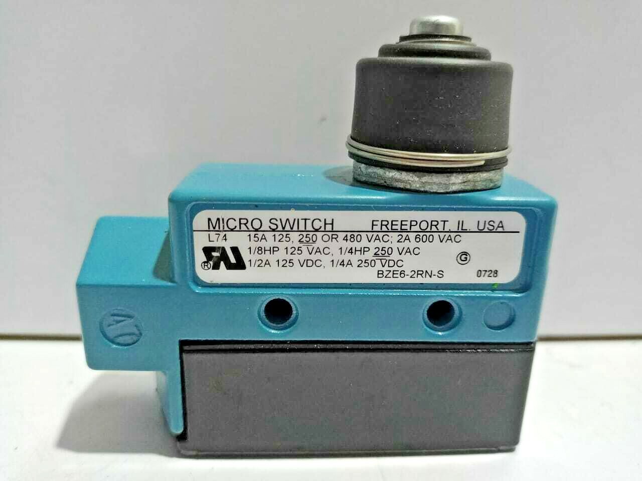 Micro Switch BZE6-2RN-S Plunger Limit Switch Hobart 87711-60-1
