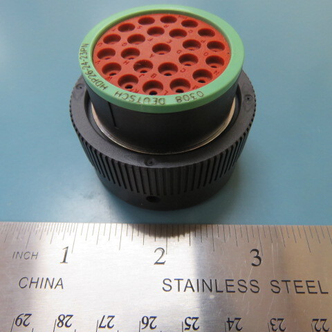 DEUTSCH HDP26-24-23PN Qty of 2 per Lot 23 Position Circular Connector Plug Hous