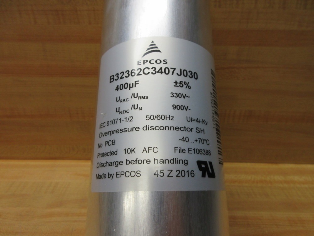EPCOS B32362C3407J030 Film Capacitor 400µF