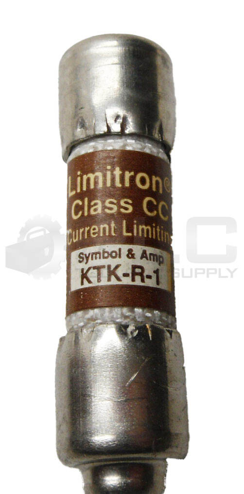 LOT OF 9 NEW BUSSMANN KTK-R-1 LIMITRON FUSE 1A 600VAC