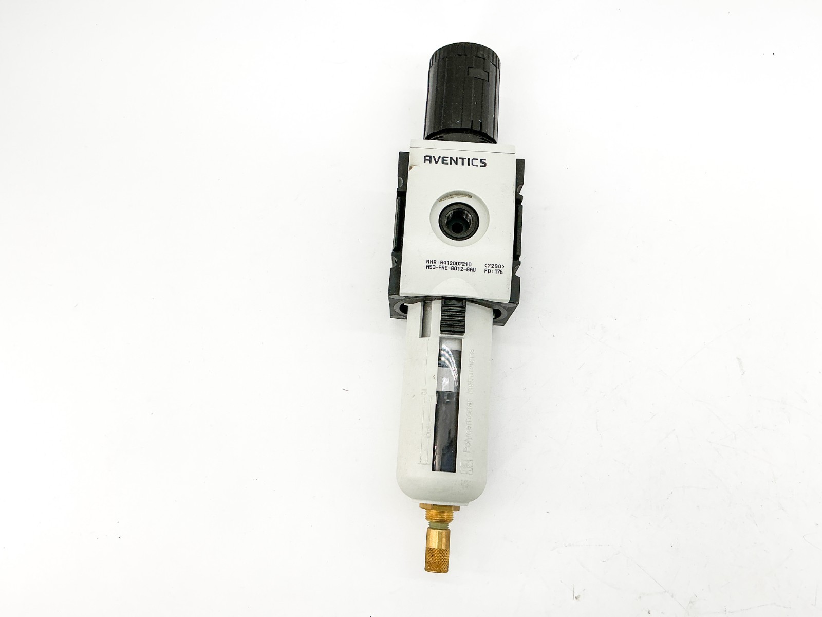 New Aventics R412007210 Pneumatic Filter 0-10PSI AS3-FRE-6012-GAU – No Box