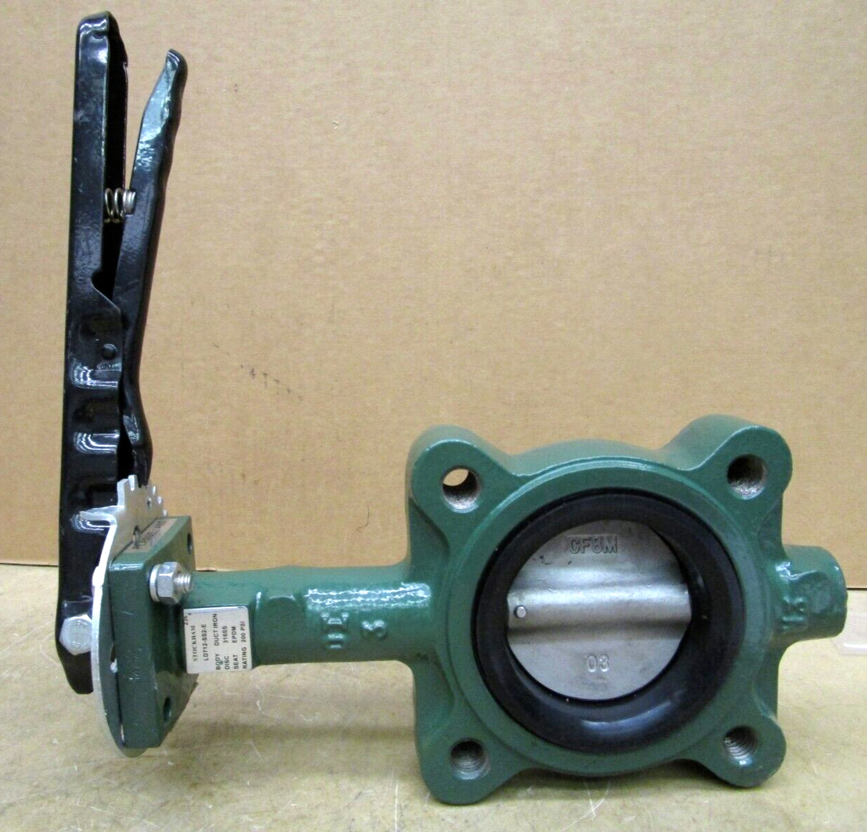 Stockham LD712-SS2-E 3″ Lug Valve Duct Iron Body 200 PSI 48132AES