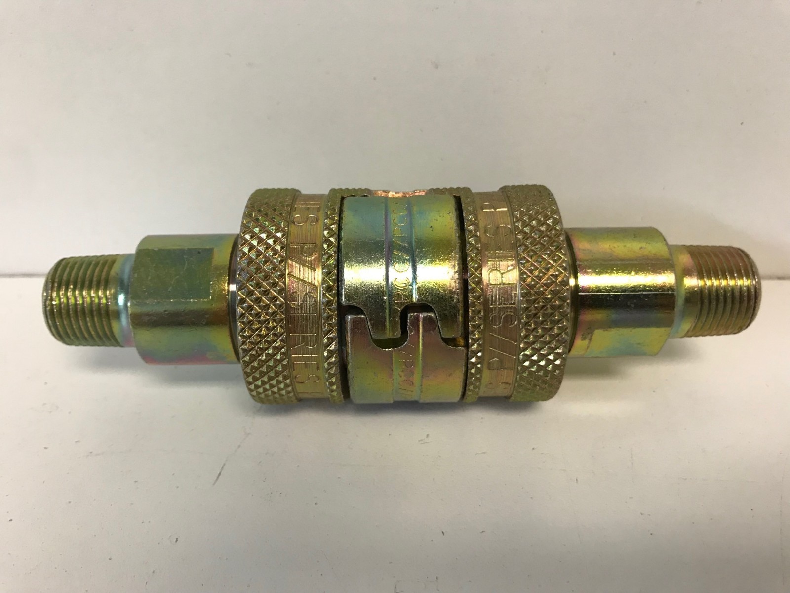 (2) NEW OLD STOCK! DIXON 3/8″ MNPT P SERIES. THOR DUAL-LOCK COUPLERS 4PM3-FS