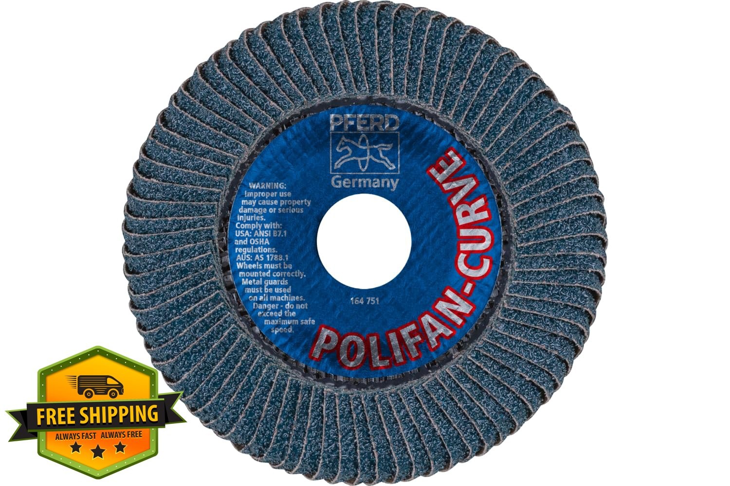 PFERD 4-1/2″ Zirconia Flap Disc 40 Grit