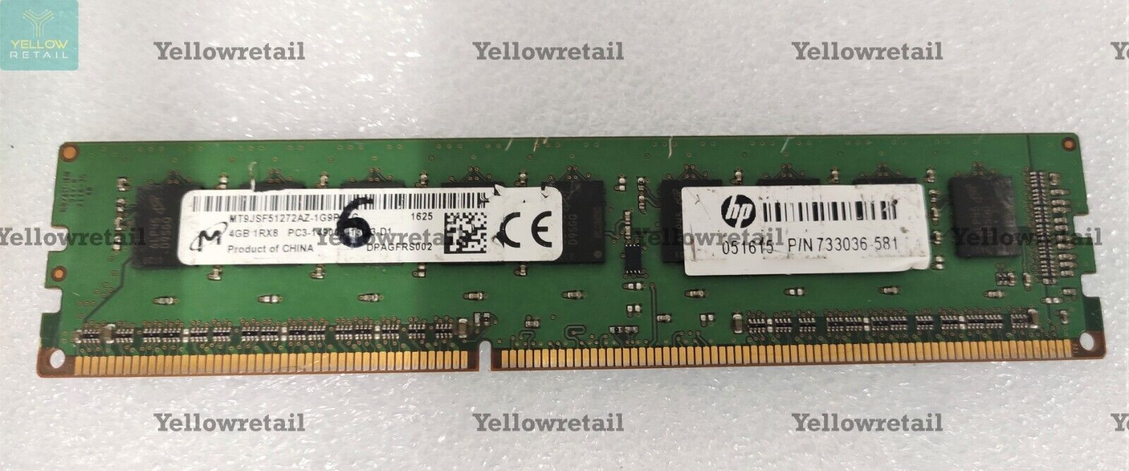 1x MICRON MT9JSF51272AZ-1G9P1625 MEMORY CARD 733036-581