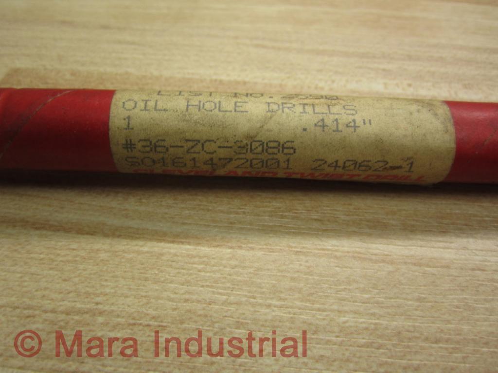 Cleveland Twist Drill 36-ZC-3086 Tapered Twist Drill Bit .414″ 2590