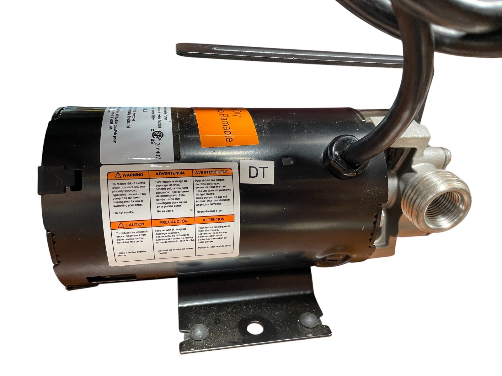 NEW Dayton Utility Flexible Impeller Pump 1/10 HP 115V 4000RPM #5UXL9