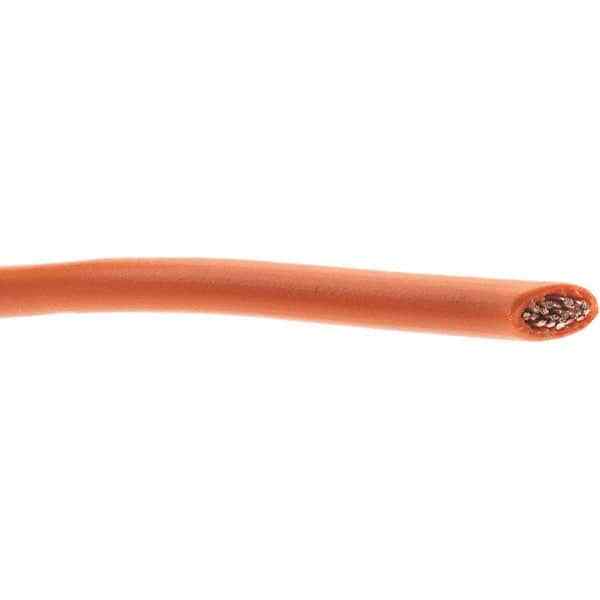 EastPenn -23445 14 AWG, 100′ OAL, Hook Up Wire Orange Vinyl Jacket