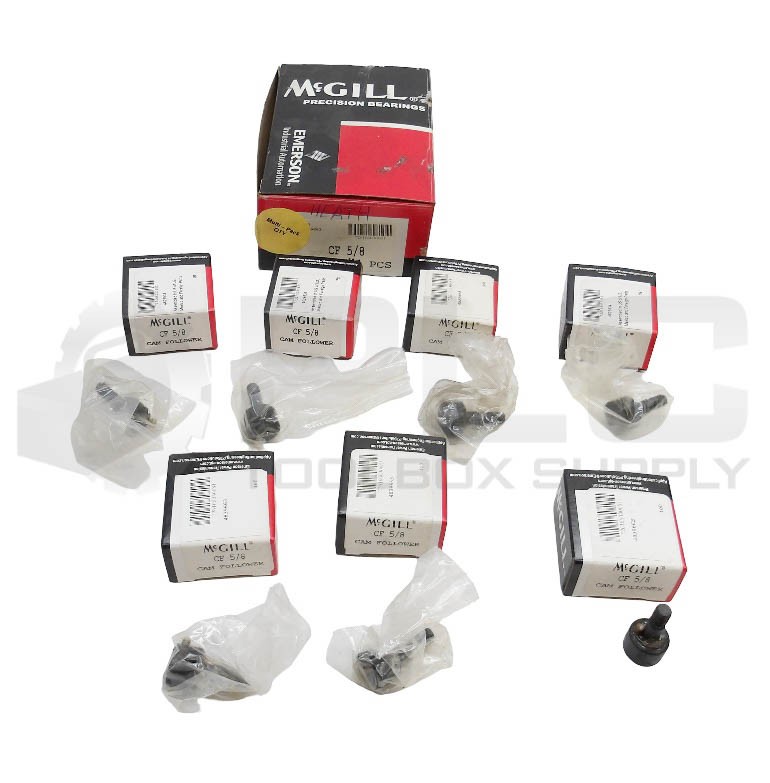 NEW BOX OF 7 MCGILL CF 5/8 CAM FOLLOWER 5/8″ *READ*