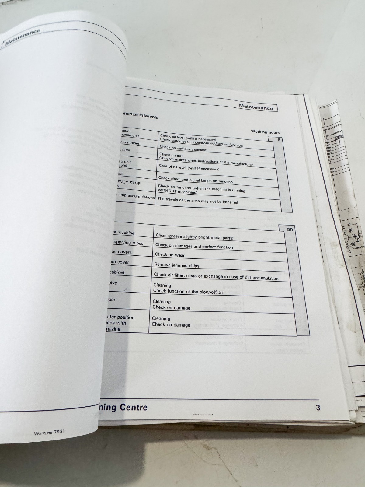 CHIRON FZ12-WM NO. 485-23 INSTRUCTION MANUAL CNC (EL25)