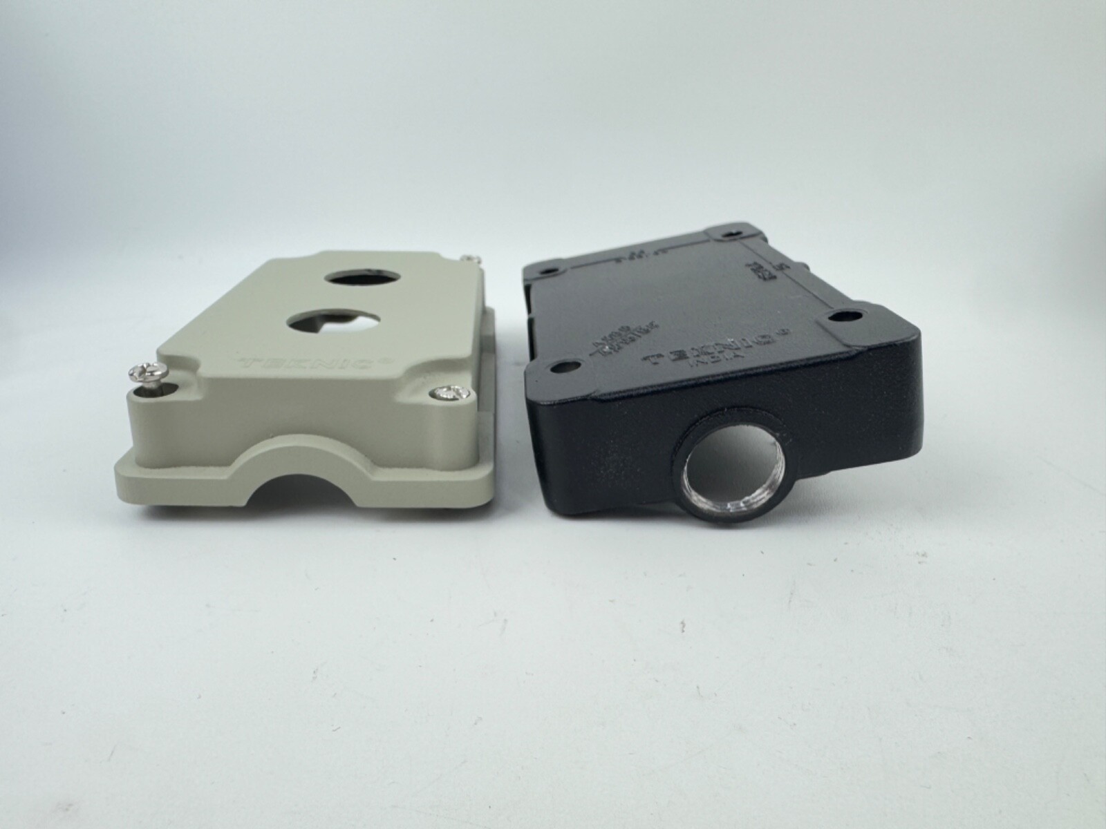Altech Corp 2014C13 PDC Aluminum Enclosure for 2PB black/pebble gray
