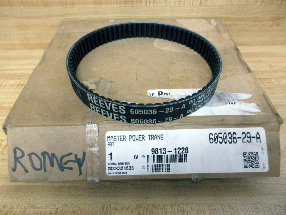 Reeves 605036-29-A Belt 60503629A