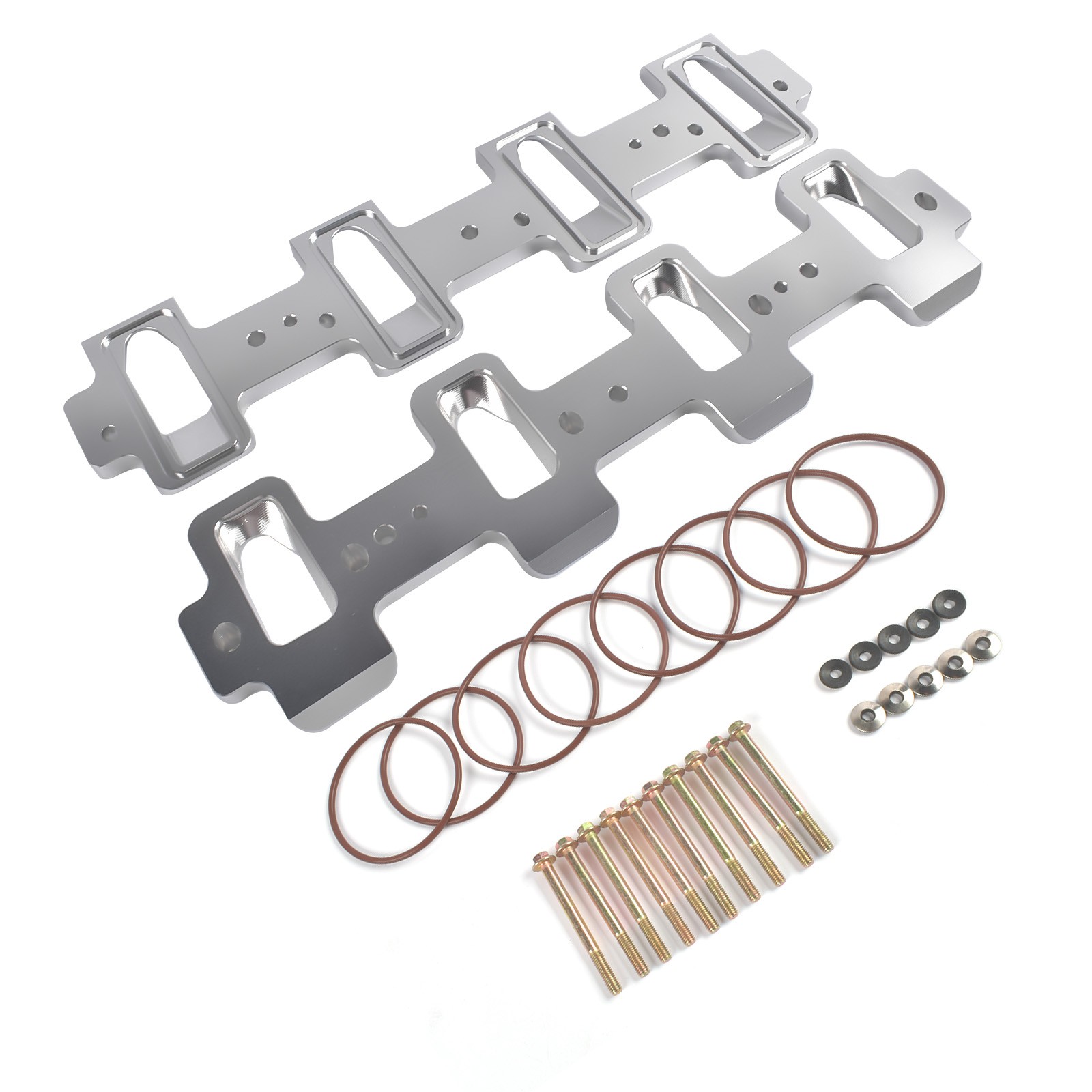 Intake Manifold Adapters LS Cathedral to Rectangle Port Fits Corvette Camaro G8
