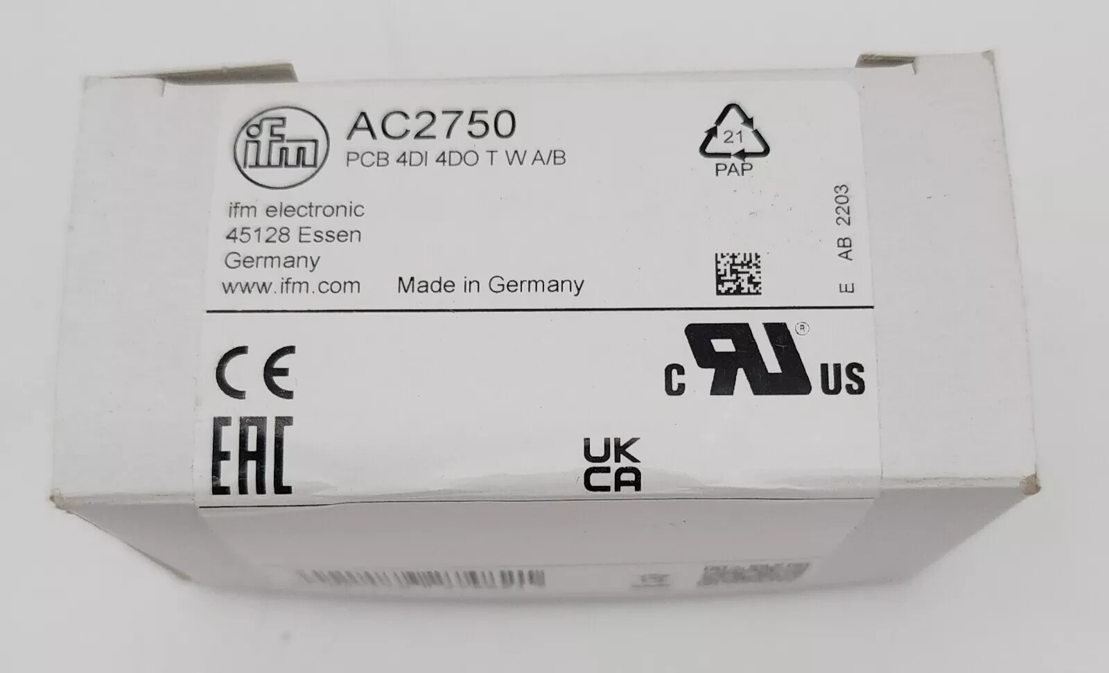 IFM AC2750 PCB 4DI 4DO T W A/B AS-INTERFACE PCB MODULE *NDA AVAILABLE*