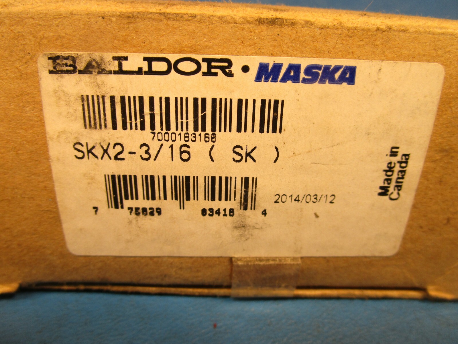 Maska, SKX2-3/16, 2 3/16″ Bore, Quick Disconnect Bushing (Dodge, Baldor)