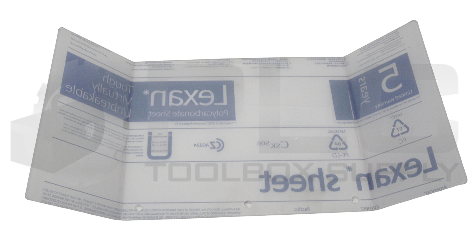 FLEXBAR 13054 VISORGUARD REPLACEMENT SHIELD, 16″ X 8″