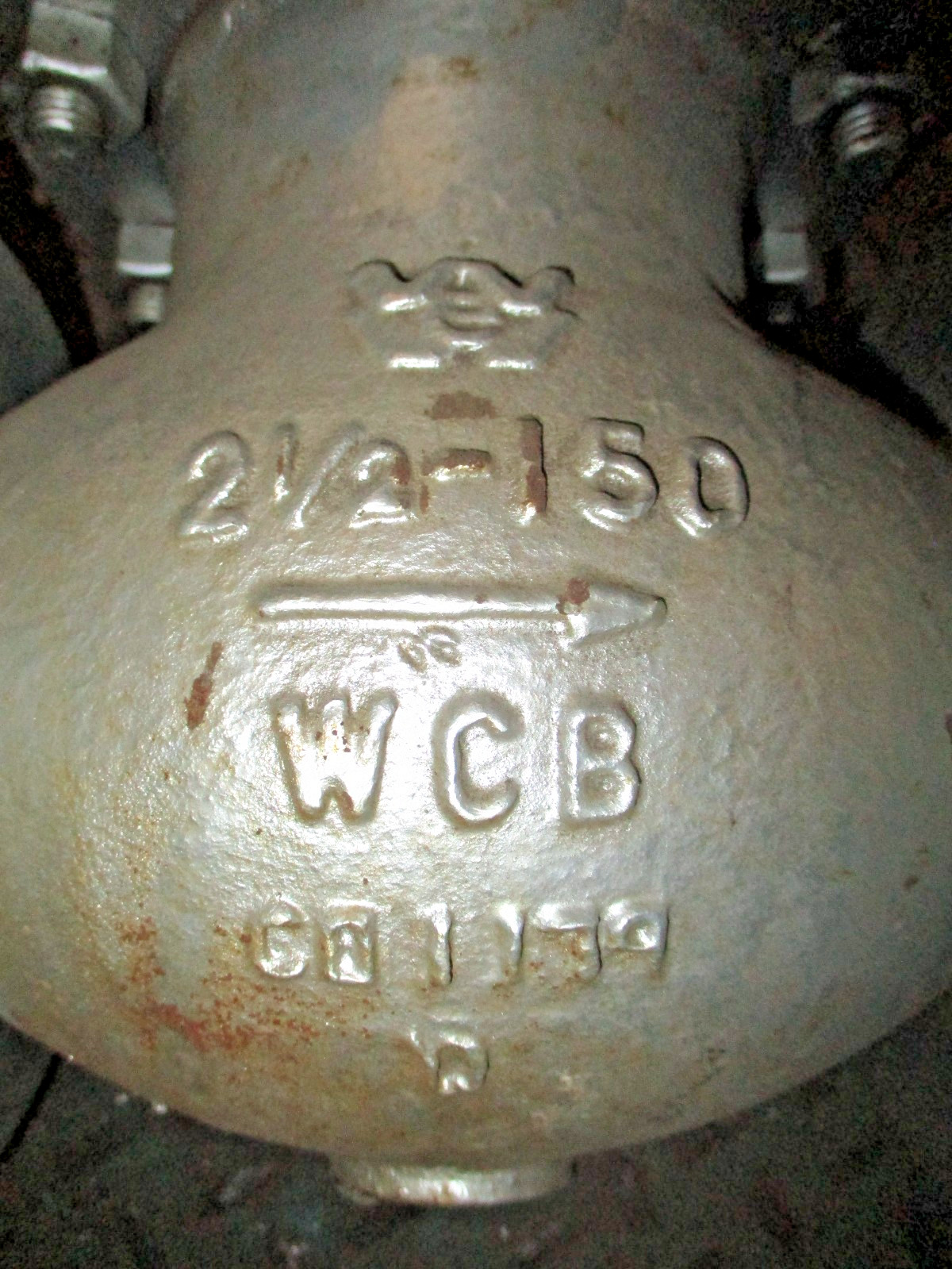 Williams Valve Size 2-1/2 Class 150 Cat# 152F2 Globe Valve WCB CR13 53456AES