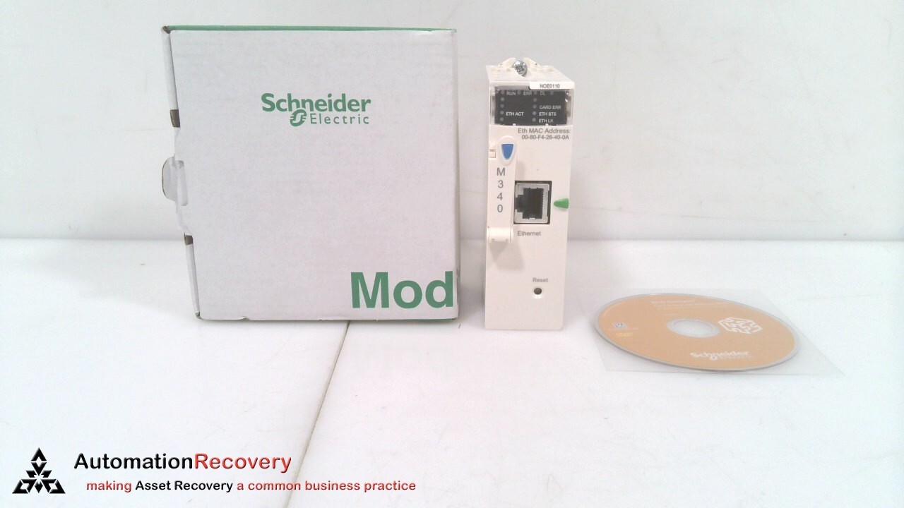 SCHNEIDER ELECTRIC BMXNOE0110, MODICON ETHERNET TCP/IP NETWORK MODULE, N #325505