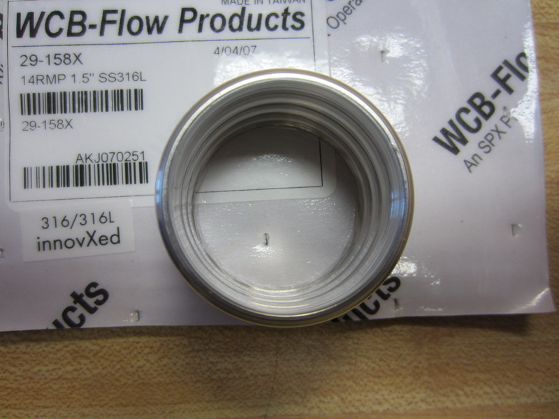 WCB 29-158X Flow Products 14RMP 1.5 Inch SS316L AKJ070251 29158X