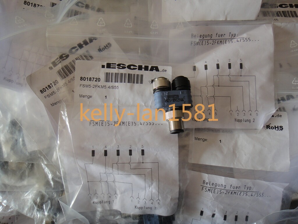 1pc New ESCHA connector FSM5-2FKM5.4/S55