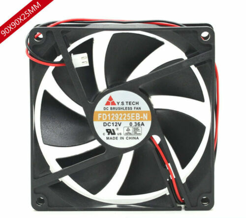 1PC Y.S.TECH FD129225EB-N 9025 12V 0.36A computer case power cooling fan