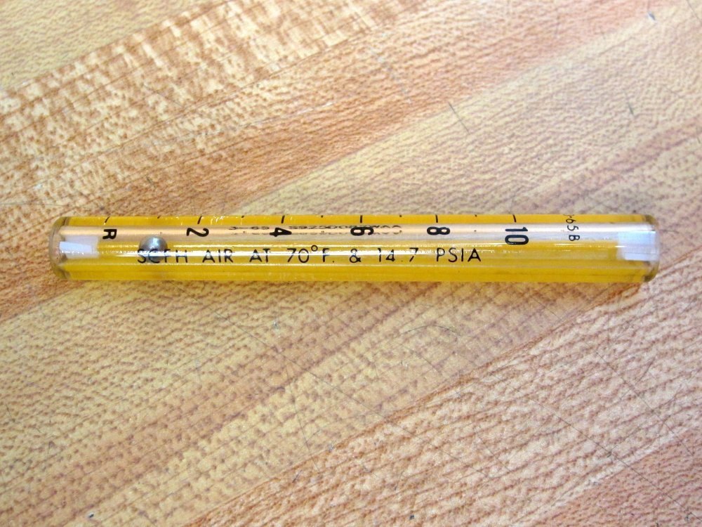 Dwyer VFB-91-SSV Flow Meter 3-65 S925D082WAA Tube w/Float Only
