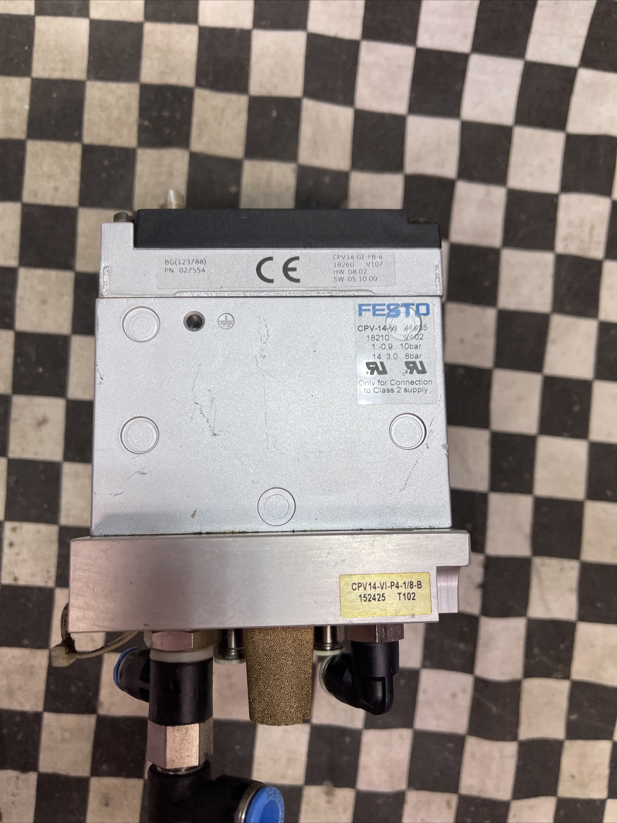 FESTO CPV14-GE-FB-4 CPV-14-VI CPV14-VI-P4-1/8-B 18261 161362 18261 161361