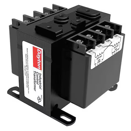 Dayton 31Eh93 Control Transformer, 50 Va, 12/24V Ac, 120V Ac