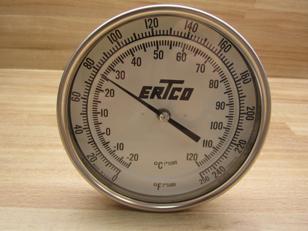 Ertco CR5011D Thermometer 0 To 250°F 20 To 120°C
