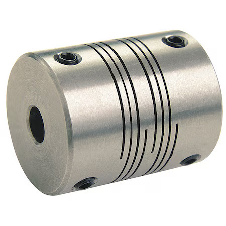 RULAND MWS20-1/4″-6MM-SS Motion Control Coupling, 4 Beam, 1/4″x6mm, 303 SS, OD