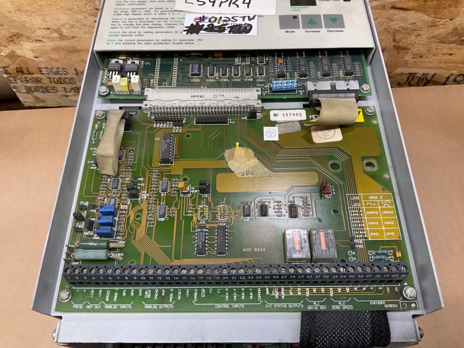 Emerson Quantum II 9500-8202 9500-1100-I 240/480 10/20HP #0125TWC59PR4