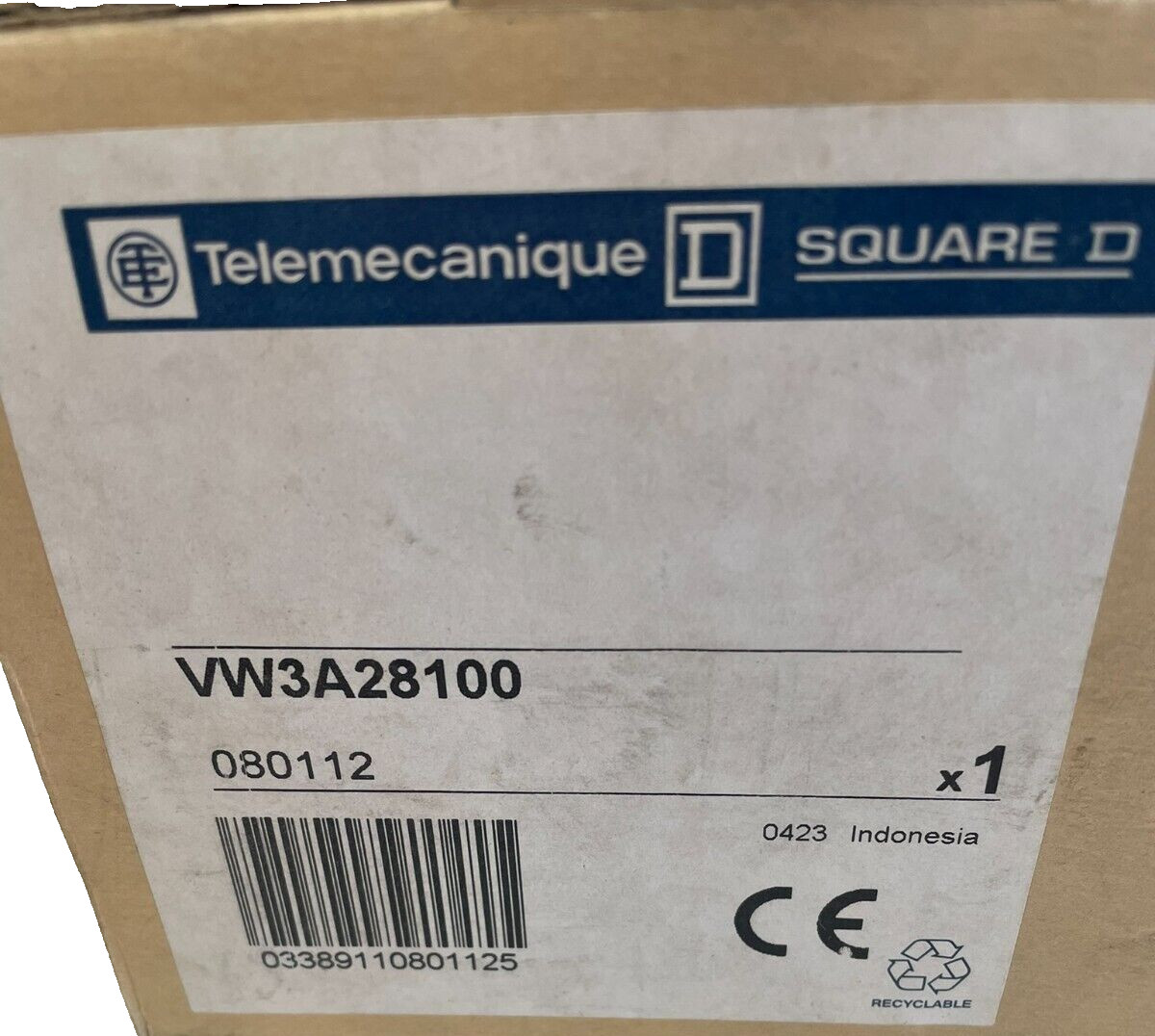 NEW TELEMECANIQUE SQUARE D VW3-A28100 POTENTIOMETER FACEPLATE VW3A28100
