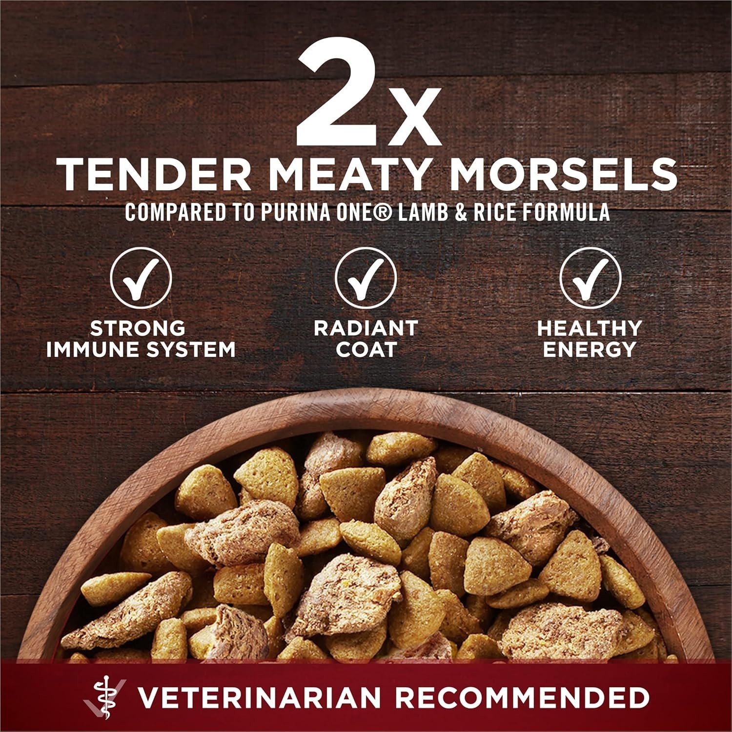 2 PK Purina ONE True Instinct High Protein Dry Dog Food – Turkey & Venison,15lbs