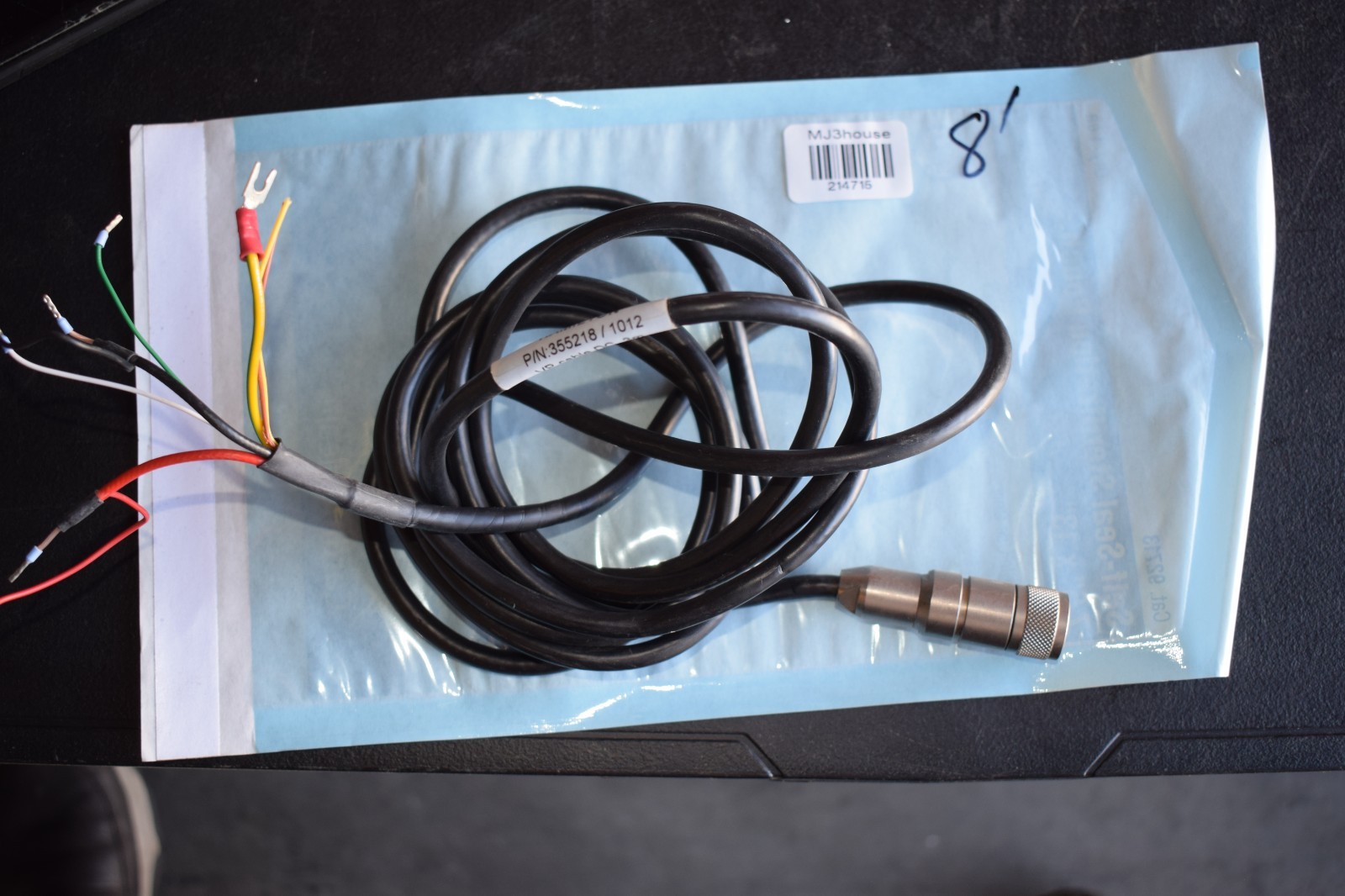 HAMILTON 355218 Sensor Cable VP 8.0 DC 8′ #214715-DA6