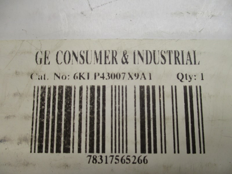 GENERAL ELECTRIC 6KLP43007X9A1 NSMP