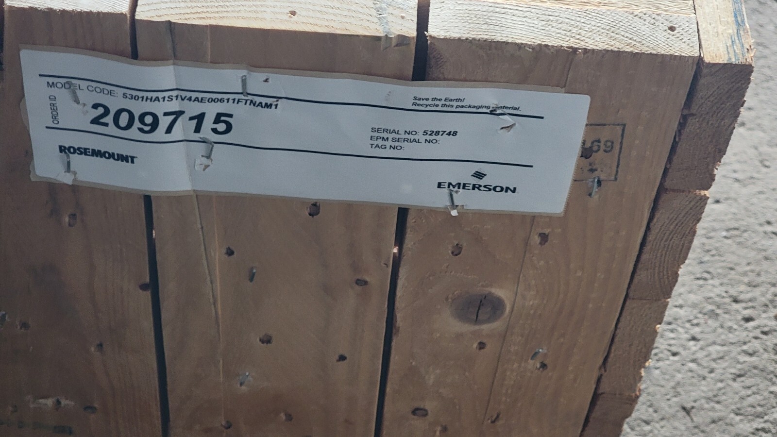 Rosemount 5300 Series Level Transmitter 5301HA1S1V4AE00611FTNAM1 NEW LOC Y