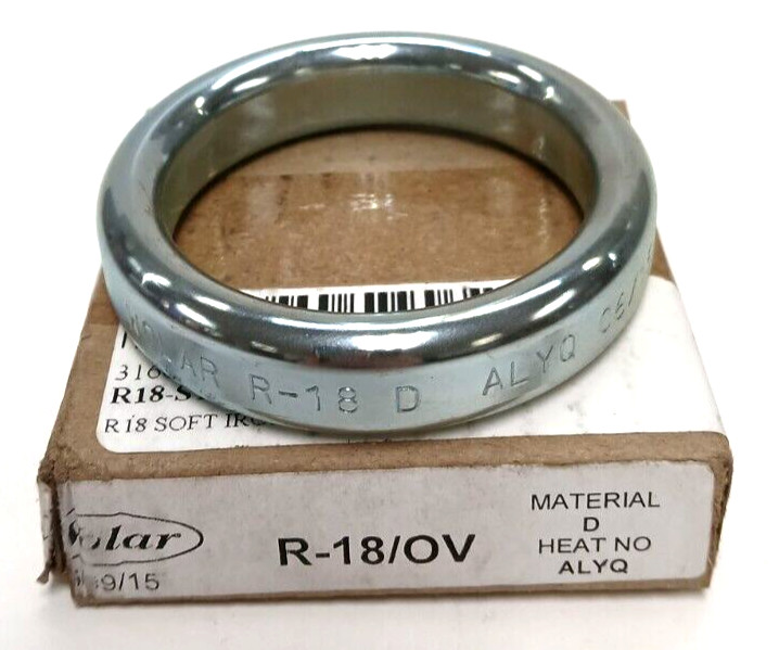 WOLAR R-18/OV RING JOINT ASME B16.20 D AL YQ OD 2-11/16 ID 2-1/8″ SOFT IRON