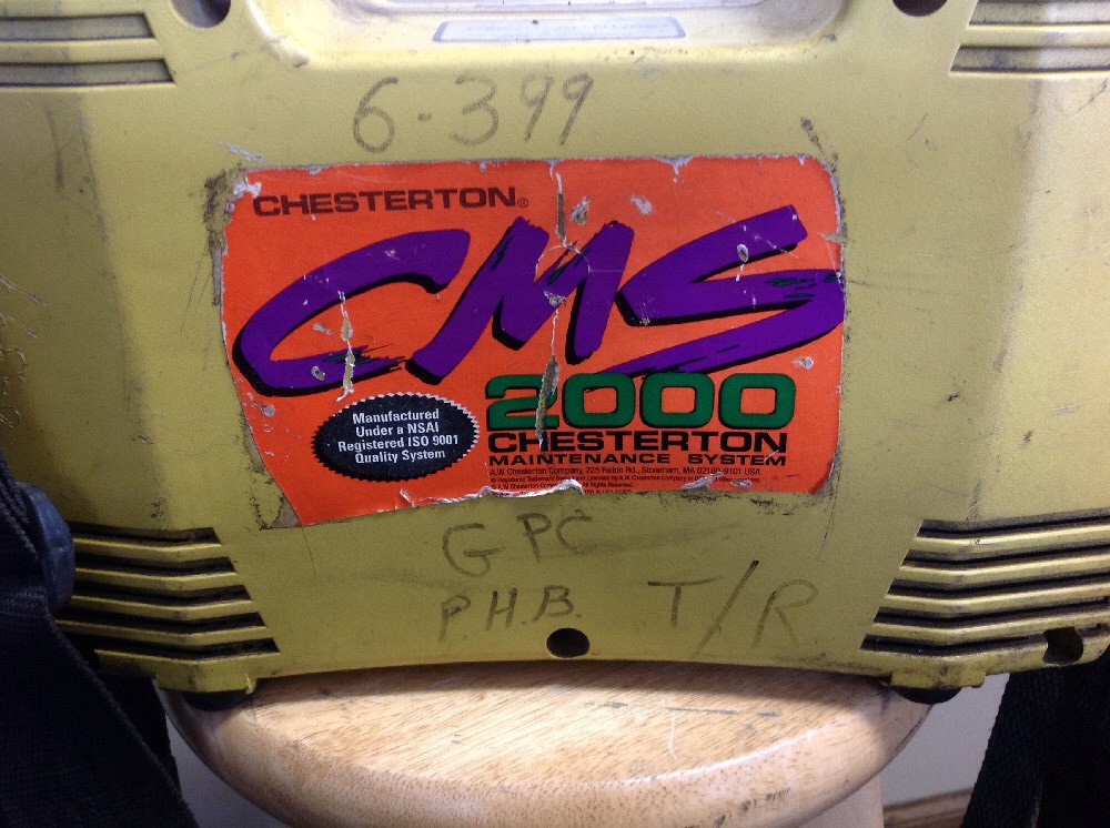 Chesterton CMS 2000 Maintenance System