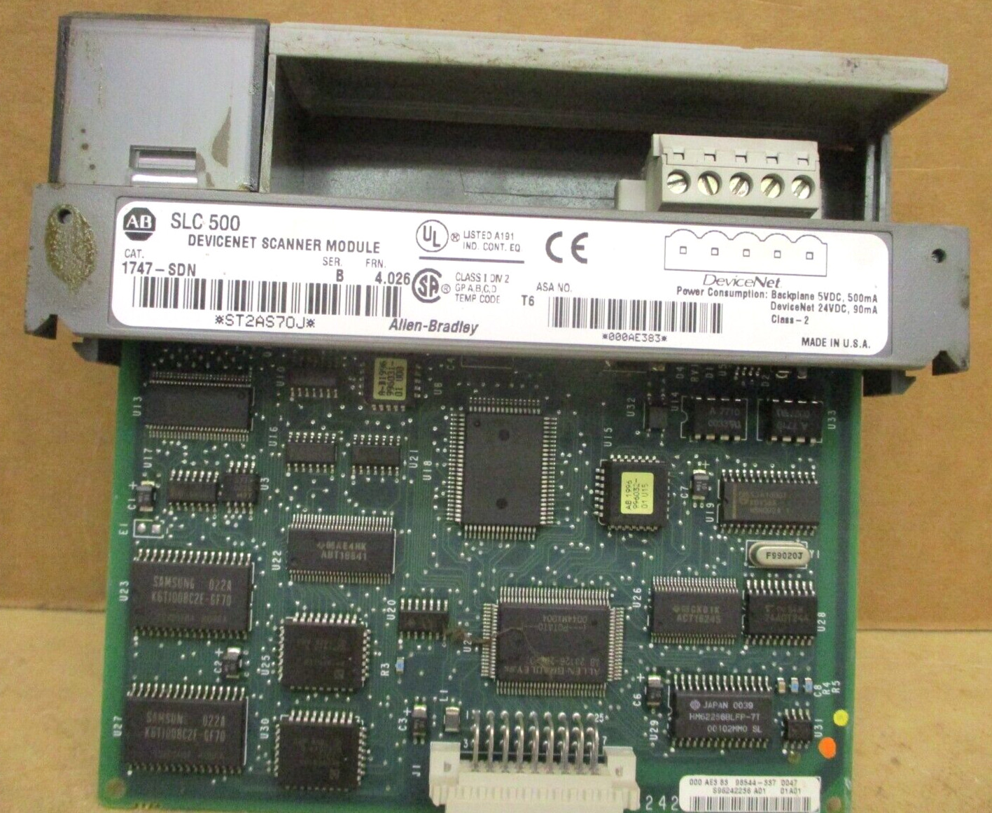 Allen-Bradley SLC 500 1746-P3 Ser A 1747-DCM Ser A 1747-SDN Ser B 48665GN