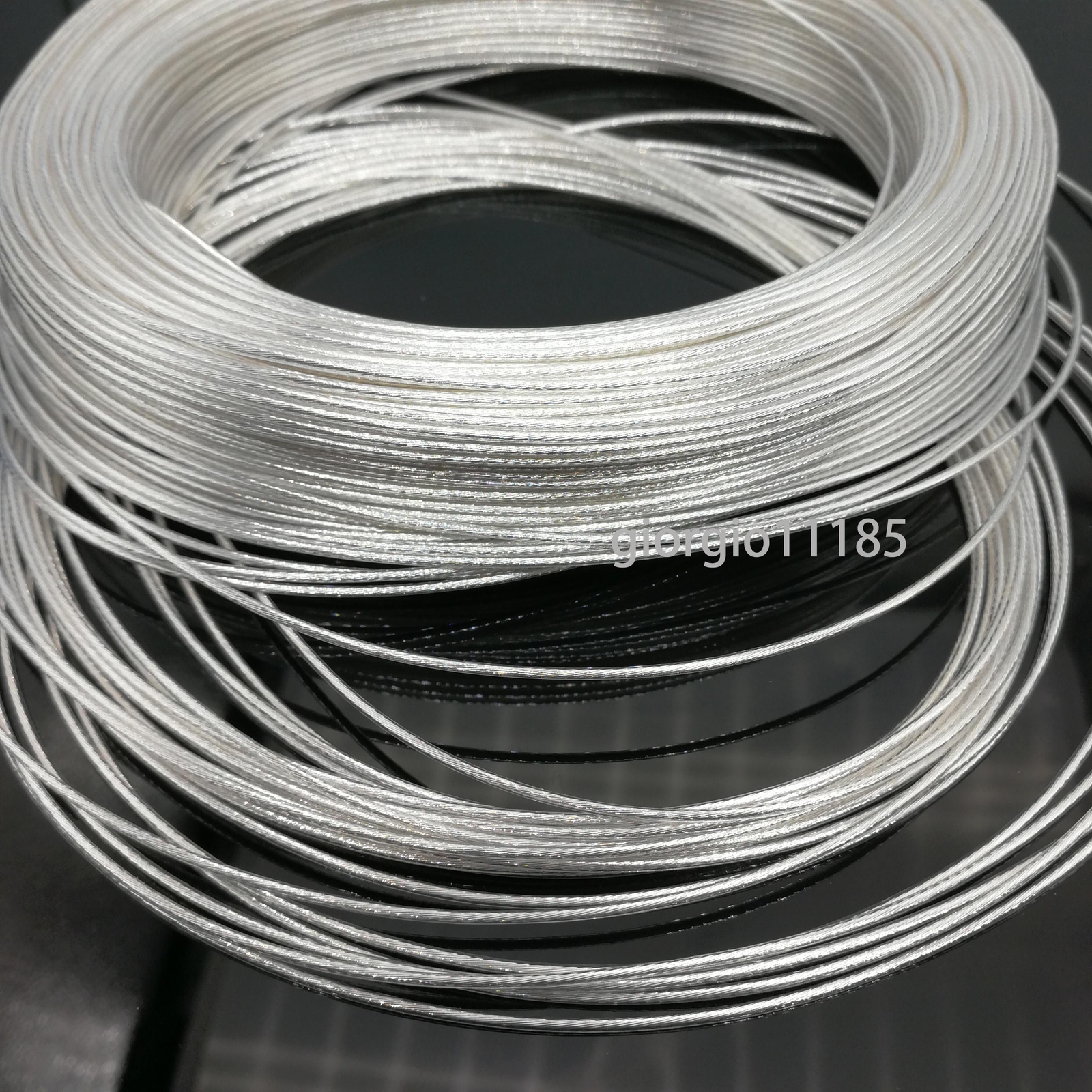 20 Feet 18 AWG High Temperature Polytetrafluoroethylene PTFE Silver Plated Wire