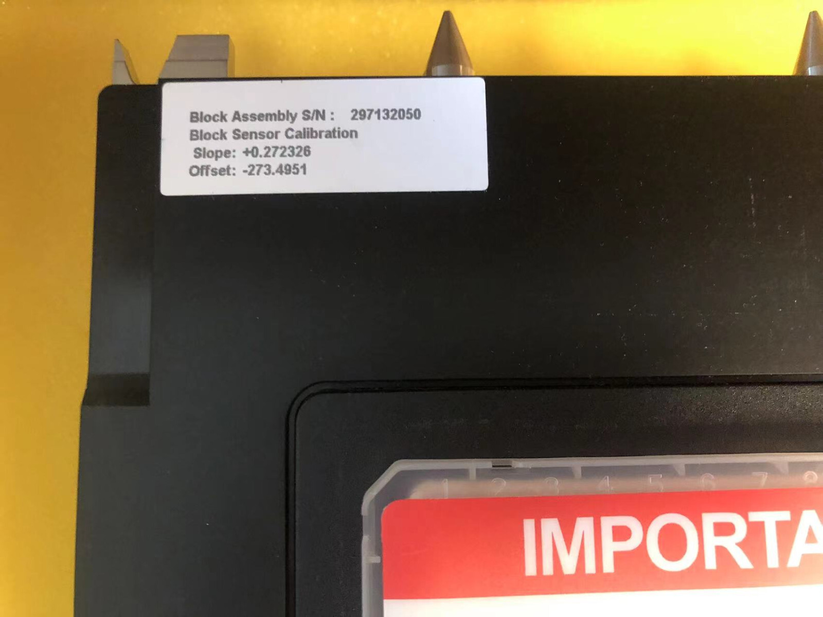 APPLIED BIOSYSTEMS ABI 96 WELL BLOCK CYCLER FAST 7900HT ASSY 4351409 FOR PCR