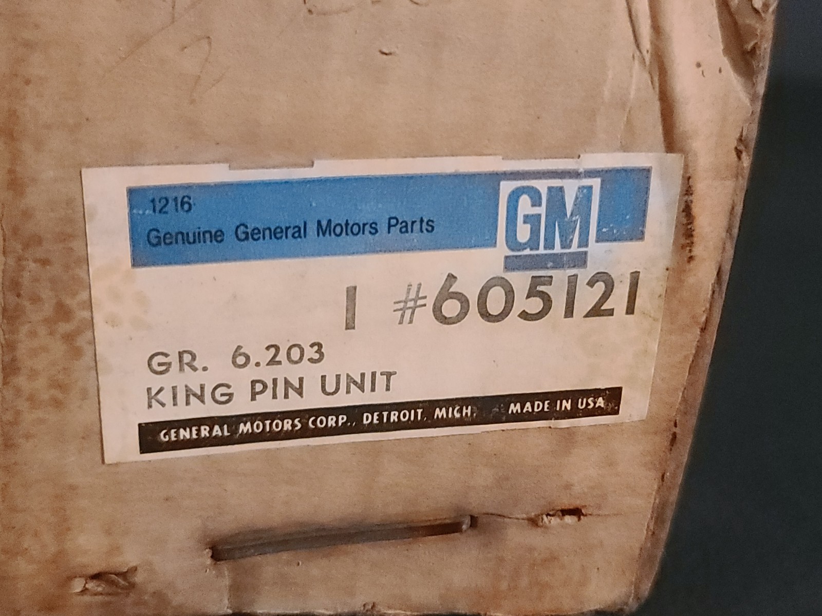 (PARTIAL SET MISSING PIECES) GM 605121 King Pin Set – 1941-55 Chevrolet / GMC